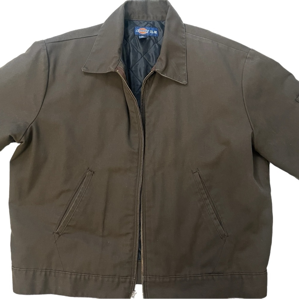 Dickies Men's Insulated Eisenhower Zip
Up Jacket Dark Brown (DB) XL - Picture 3 of 9